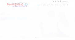 Desktop Screenshot of manifesting123.com