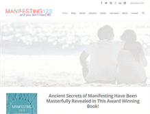 Tablet Screenshot of manifesting123.com